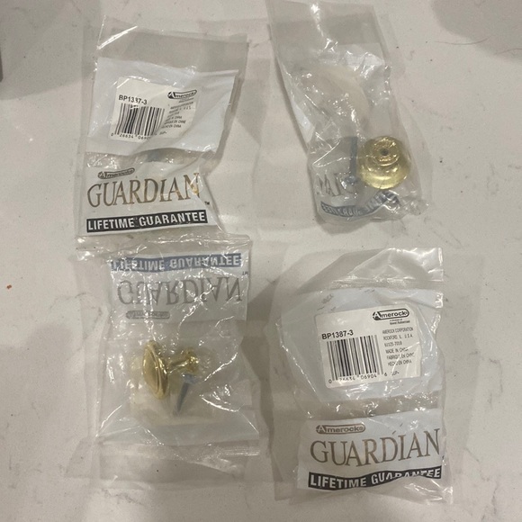 Lot of 16 Amerock  Mushroom Style Gold Tone Drawer Cabinet Knob Handle 1.25" - Picture 5 of 13